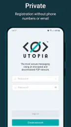 Utopia — Private Messenger screenshot