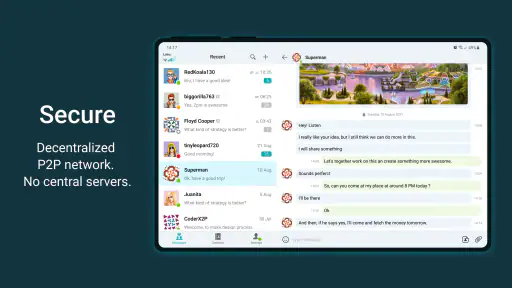 Utopia — Private Messenger screenshot