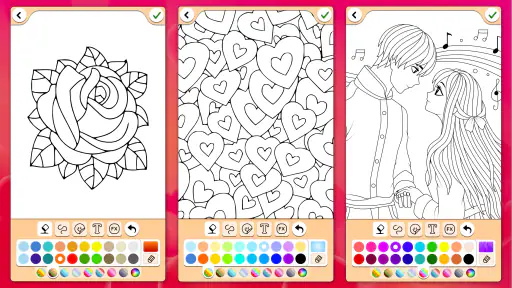 Valentin liebe bilder malen screenshot