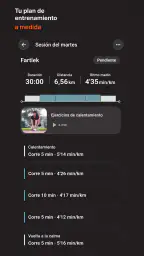Vercho: entrenamiento running screenshot