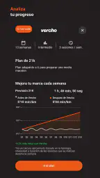 Vercho: entrenamiento running screenshot