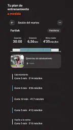 Vercho: entrenamiento running screenshot