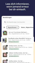Verkaufen auf Etsy: Mein Shop screenshot
