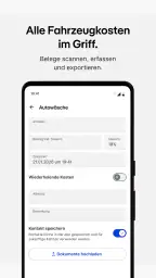 Vimcar Fahrtenbuch screenshot
