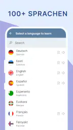 Vokabeltrainer mit Lernkarten screenshot