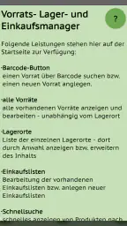 Vorrat, Lager, Einkaufslisten screenshot