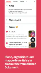 Wanderlog reisen routenplaner screenshot