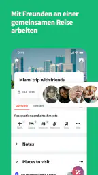 Wanderlog reisen routenplaner screenshot