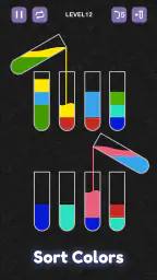 Wasser Sortieren Farbpuzzle screenshot