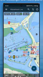 Wasserkarte Live - Routen, AIS screenshot
