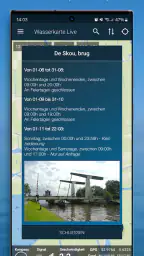 Wasserkarte Live - Routen, AIS screenshot