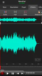 WavePad Audio Bearbeitung screenshot