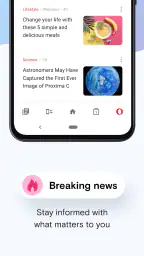 Webbrowser Opera Mini Beta screenshot