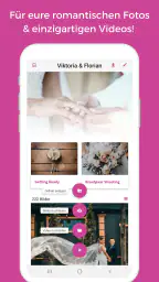 weddies - Hochzeitsfoto App screenshot