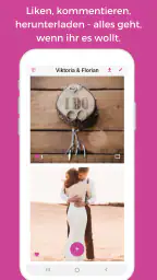 weddies - Hochzeitsfoto App screenshot