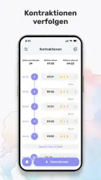 Wehenzähler: Kontraktion Timer screenshot