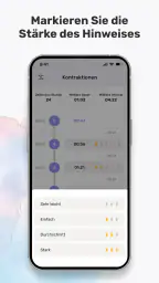 Wehenzähler: Kontraktion Timer screenshot