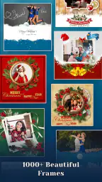 Weihnachtsfoto-Editor-Rahmen screenshot