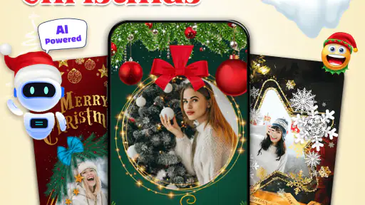 Weihnachtsfoto-Editor-Rahmen screenshot