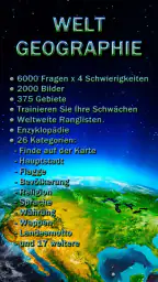 Welt Geographie - Quiz-Spiel screenshot