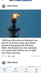 Weltwoche Deutschland screenshot