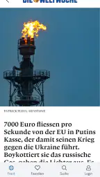 Weltwoche Deutschland screenshot
