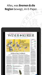 WESER-KURIER E-Paper screenshot
