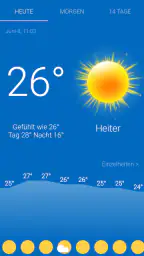 Wetter Deutschland screenshot