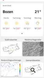 Wetter Südtirol screenshot