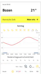 Wetter Südtirol screenshot