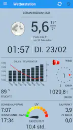 Wetterstation screenshot