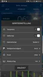 Wettervorhersage App screenshot