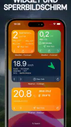 Wetterwarnung: UV•Wind•Widget screenshot
