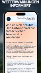 Wetterwarnung: UV•Wind•Widget screenshot