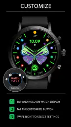 WFP 305 Butterfly watch face screenshot