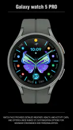 WFP 305 Butterfly watch face screenshot