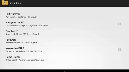 Wi-Fi Pro FTP-Server screenshot