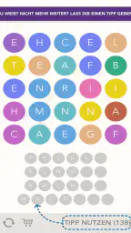 WordBubbles screenshot