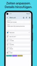 WorkingHours - Zeiterfassung screenshot
