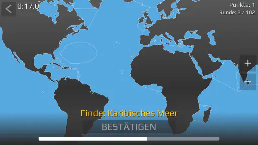 World Map Quiz screenshot