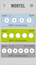 Wortel - Daily Word Puzzle screenshot