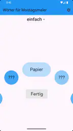 Wörter für Montagsmaler screenshot