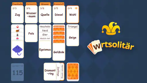 Wortsolitär: Associate Words screenshot