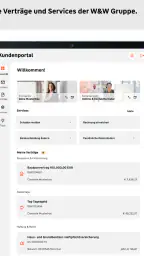 W&W Kundenportal screenshot