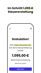 Zasta: Super-App für Steuern screenshot