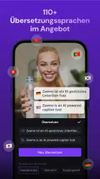 Zeemo:KI Video & Untertitel screenshot