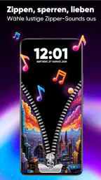 Zipper-Bildschirm Hintergrund screenshot