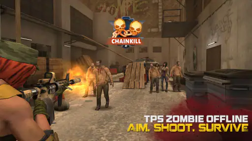 Zombie 3D Waffen Baller Spiele screenshot