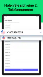Zweite Telefonnummer - 2Number screenshot