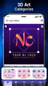 3D Logo Maker and Logo Creator screenshot
